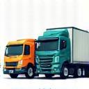 Icon representing a fleet of trucks.