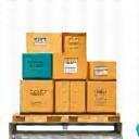 Icon representing freight boxes on a pallet.